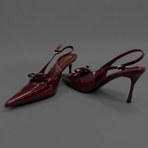Maroon Fox Heels Bow Tie